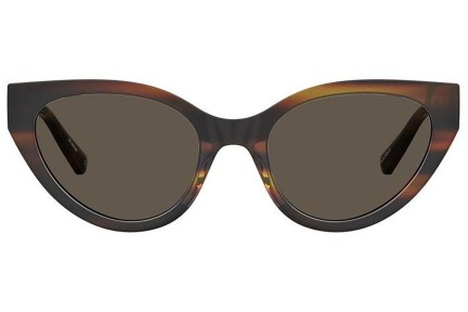 Sunčane naočale Love Moschino MOL064/S 05L/70 Cat Eye Havana