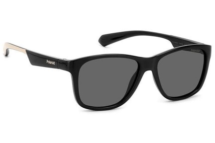 Sunčane naočale Polaroid Junior PLD8052/S 9HT/M9 Polarized Kvadratni Crni