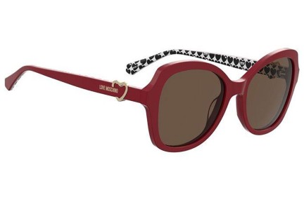 Sunčane naočale Love Moschino MOL059/S C9A/70 Cat Eye Crveni