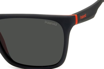 Sunčane naočale Polaroid PLD2141/S BLX/M9 Polarized Kvadratni Crni