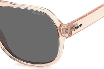 Sunčane naočale Polaroid PLD6193/S 35J/M9 Polarized Pilotski Ružičasti