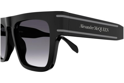 Sunčane naočale Alexander McQueen AM0397S 001 Kvadratni Crni