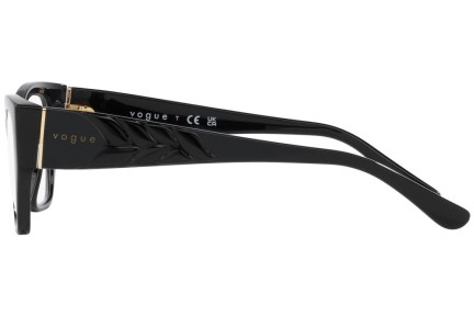 Naočale Vogue Eyewear VO5483 W44 Cat Eye Crni