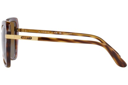 Sunčane naočale Vogue Eyewear VO5479S 1508T5 Polarized Cat Eye Havana