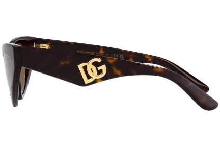 Sunčane naočale Dolce & Gabbana DG4439 502/73 Cat Eye Havana