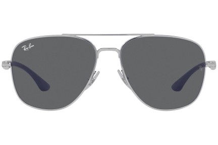 Sunčane naočale Ray-Ban RB3683 003/B1 Pilotski Srebrni