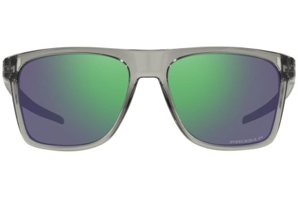 Sunčane naočale Oakley Leffingwell OO9100-10 Polarized Kvadratni Sivi