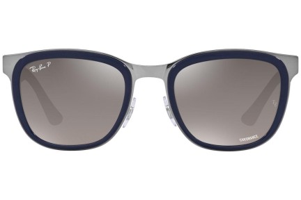 Sunčane naočale Ray-Ban Clyde RB3709 004/5J Polarized Kvadratni Sivi