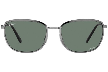 Sunčane naočale Ray-Ban RB3705 004/O9 Pravokutan Srebrni