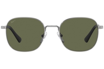 Sunčane naočale Persol PO1009S 513/58 Polarized Pravokutan Srebrni