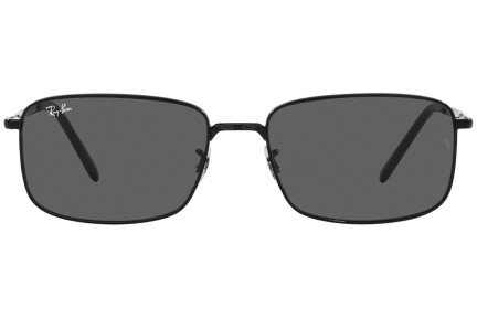 Sunčane naočale Ray-Ban RB3717 002/B1 Pravokutan Crni