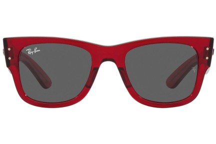 Sunčane naočale Ray-Ban Mega Wayfarer RB0840S 6679B1 Kvadratni Crveni