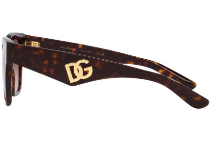 Sunčane naočale Dolce & Gabbana DG4437 502/13 Cat Eye Havana