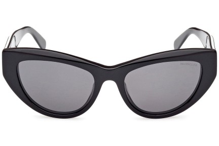 Sunčane naočale Moncler ML0258 01A Cat Eye Crni