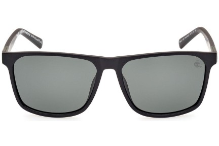 Sunčane naočale Timberland TB9312 02R Polarized Kvadratni Crni