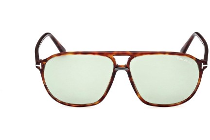 Sunčane naočale Tom Ford FT1026 54N Pilotski Havana