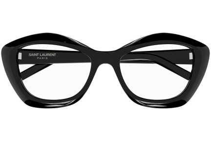 Naočale Saint Laurent SL68OPT 001 Cat Eye Crni