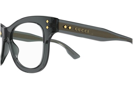 Naočale Gucci GG1086O 008 Kvadratni Sivi