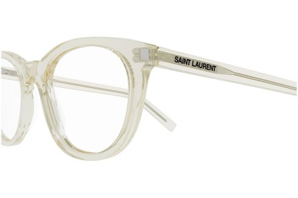 Naočale Saint Laurent SL471 004 Okrugao Kristalni