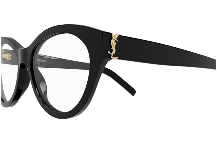 Naočale Saint Laurent SLM96 001 Cat Eye Crni