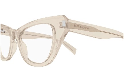 Naočale Saint Laurent SL472 004 Cat Eye Bež