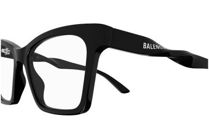 Naočale Balenciaga BB0210O 001 Cat Eye Crni