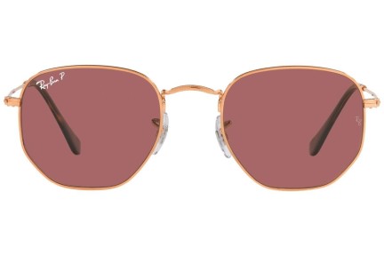 Sunčane naočale Ray-Ban Hexagonal RB3548N 9202AF Polarized Okrugao Zlatni