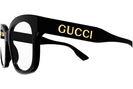 Naočale Gucci GG1155O 001 Kvadratni Crni