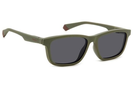 Naočale Polaroid PLD2147/CS DLD/M9 Polarized Pravokutan Zeleni