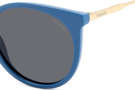 Sunčane naočale Polaroid PLD4146/S/X MVU/M9 Polarized Cat Eye Plavi