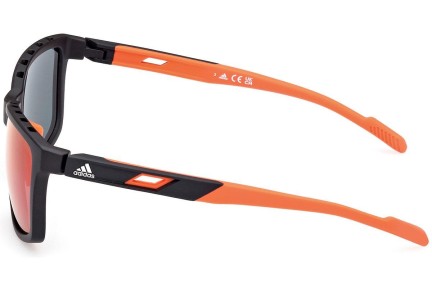 Sunčane naočale Adidas Sport SP0047 02Z Pravokutan Crni