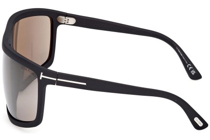 Sunčane naočale Tom Ford Clint 2 FT1066 02L Flat Top Crni