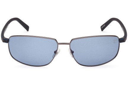 Sunčane naočale Timberland TB9325 08D Polarized Pravokutan Srebrni