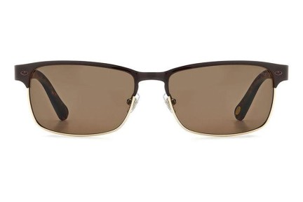 Sunčane naočale Fossil FOS3000/P/S 09Q/SP Polarized Kvadratni Smeđi