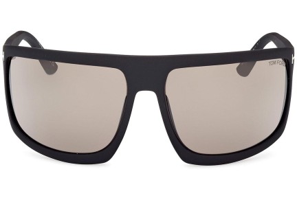 Sunčane naočale Tom Ford Clint 2 FT1066 02L Flat Top Crni