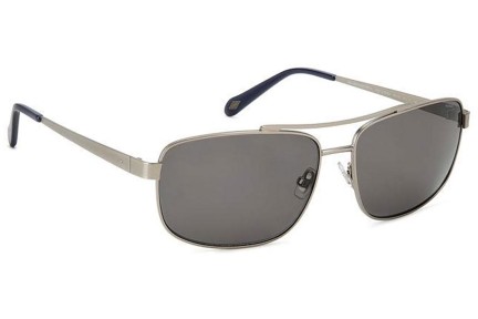 Sunčane naočale Fossil FOS2130/G/S R81/M9 Polarized Pravokutan Srebrni