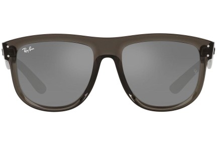 Sunčane naočale Ray-Ban Boyfriend Reverse RBR0501S 6707GS Kvadratni Sivi