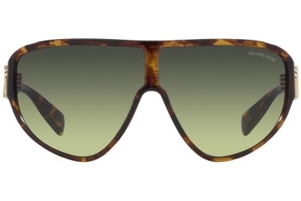 Sunčane naočale Michael Kors Empire Shield MK2194 30060N Flat Top Havana