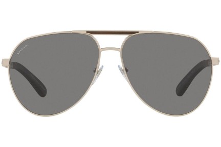 Sunčane naočale Bvlgari BV5055K 200781 Polarized Pilotski Srebrni