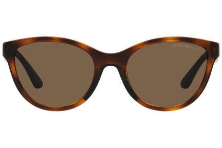 Sunčane naočale Emporio Armani EK4003 502673 Cat Eye Havana