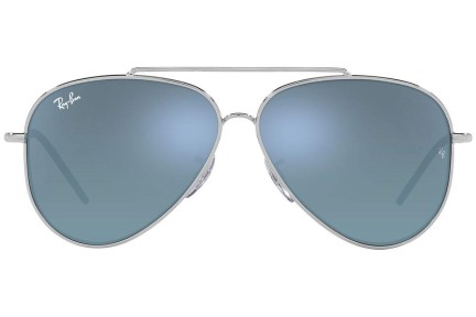 Sunčane naočale Ray-Ban Aviator Reverse RBR0101S 003/GA Pilotski Srebrni