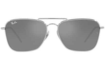 Sunčane naočale Ray-Ban Caravan Reverse RBR0102S 003/GS Pravokutan Srebrni