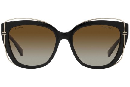 Sunčane naočale Tiffany & Co. TF4148 8364T5 Polarized Cat Eye Crni