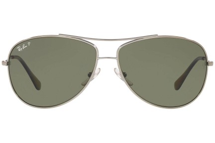 Sunčane naočale Ray-Ban RB3293 004/9A Polarized Pilotski Srebrni