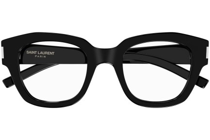 Naočale Saint Laurent SL640 001 Kvadratni Crni