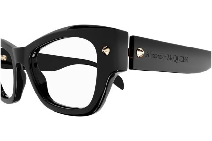 Naočale Alexander McQueen AM0429O 001 Cat Eye Crni