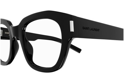 Naočale Saint Laurent SL640 001 Kvadratni Crni