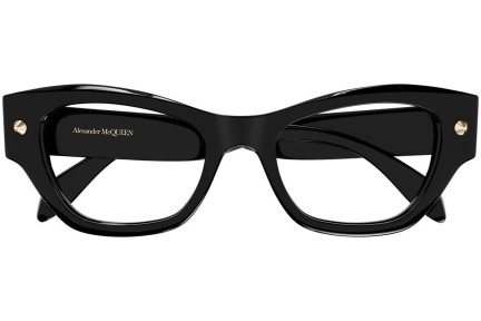 Naočale Alexander McQueen AM0429O 001 Cat Eye Crni