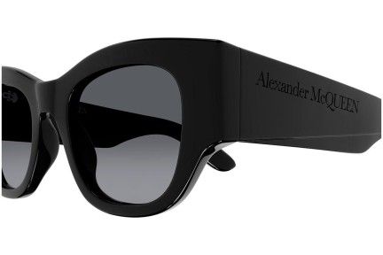 Sunčane naočale Alexander McQueen AM0420S 001 Kvadratni Crni