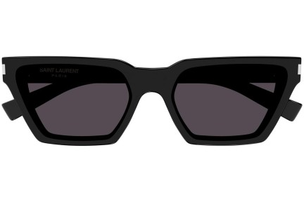 Sunčane naočale Saint Laurent SL633CALISTA 001 Cat Eye Crni